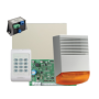Kit alarma la efractie DSC cu sirena exterioara KIT1404BS
