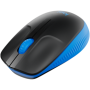 LOGITECH M190 Full-size wireless mouse - BLUE - 2.4GHZ - EMEA - M190