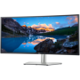 Monitor LED Dell curbat U3421WE, 34.1", IPS, 3440x1440, WQHD, Antiglare, 21:9, 1000:1, 300 cd/m2, 5ms, 178/178 °, HDMI, DP, USB,