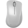 Canyon  2.4 GHz  Wireless mouse ,with 3 buttons, DPI 1200, Battery:AAA*2pcs  ,pearl white grey67*109*38mm 0.063kg