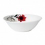 SET 12 BOLURI  20 CM, RED FLOWERS LEAF
