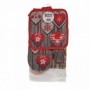 Set bucatarie 3 piese Craciun Gri
