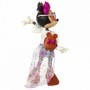Papusa Minnie Mouse cu bentita cu flori