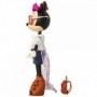 Papusa Minnie Mouse cu bentita cu flori