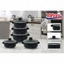 SET GATIT 10 PIESE EMAILAT , PETRA