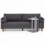 CANAPEA 3 LOCURI COMFORT LIFE - GRI