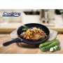 TIGAIE ALUMINIU WOK 30x8 CM,  BLACK SAND