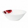 BOL PORTELAN  20 CM,  RED FLOWERS
