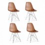 SET 4 BUC SCAUN WOOD