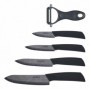 SET CUTITE 5 PIESE,CERAMIC NEAGRA MARBLE