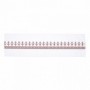 TRAVERSA MASA 33X120CM MODEL TRAD RED