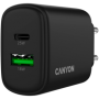 CANYON charger OnCharge 250 25W 1xPD 1xQC EU Black