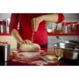 BOL INOX SATINAT,BAZA ANTIADERENTA,30 CM