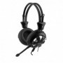 CASTI+MIC A4TECH HS-28 SILVER/BLACK