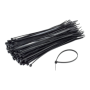 Coliere de plastic 292x3.6 mm, NEGRU, 100 buc PKB-300IB