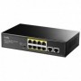 CUDY 8-Port 10/100M PoE+ Switch 2 Gigabi