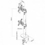 NM Screen TV Desk Clamp Full Mot 17"-49"