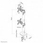 NM Screen TV Desk Clamp Full Mot 17"-49"