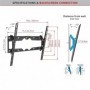 Suport TV perete Barkan tilt 13-65" 36kg