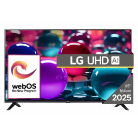 Televizor LG LED 65UA73003LA, 164 cm, Smart, 4K, Clasa F, Negru
