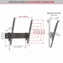 TV MOUNT PLAT/CURBAT BARKAN 29"-65" BLK