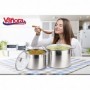 SET GATIT INOX 4 PIESE  VIENNA