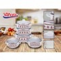 SET GATIT 10 PIESE EMAILAT, BUCOVINA