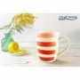 set 3 CANI CERAMICA 354 ML,LARA, ROSU