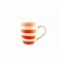 set 3 CANI CERAMICA 354 ML,LARA, ROSU