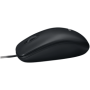 LOGITECH Corded  Mouse B100 - Business EMEA - BLACK