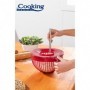 BOL MIXARE CU CAPAC, PLASTIC, 21 CM