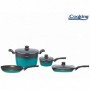 SET GATIT 7 PIESE ALUMINIU, GREEN COOK