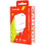 Canyon, PD 20W Input: 100V-240V, Output: 1 port charge: USB-C:PD 20W (5V3A/9V2.22A/12V1.67A) , Eu plug, Over- Voltage ,  over-he