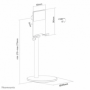 NM Folldable phone stand tilt - Silver