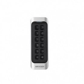 Cititor de card cu tastatura Hikvision DS-K1107AEK, citeste carduri cu frecventa de 125 KHz, distanta citire:  50 mm, RS-485, Wi