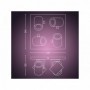 Argenta plate/spiral aluminium 4x5.7W