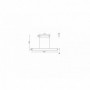 Ensis Hue pendant black 2x39W 24V