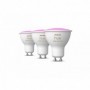 Pachet 3 becuri LED RGB inteligente Phil