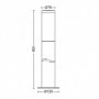 UTRECHT post inox 1x20W 230V