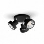 BUKKO plate/spiral black 3x4.3W 24V