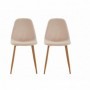 Set 2 scaune dining cu model Beige