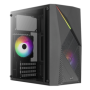 Carcasa Aerocool Raider Mini RGB neagra