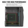 Carcasa Aerocool Raider Mini RGB neagra
