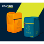 CANYON cabin size backpack for 15.6" laptop,polyester,dark green