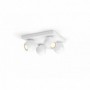 BUCKRAM HUE PLATE/SPIRAL WHITE 4X5W 230V
