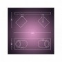ARGENTA PLATE/SPIRAL ALUMINIUM 2X5.7W