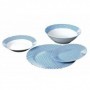 SERVICIU MASA 19 PIESE PORTELAN, SAFIR