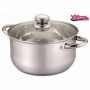 SEMIOALA INOX+CAPAC 20X11CM 3.3L, DORA