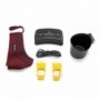 Scaun auto U-Grow,isofix,76-150 cm,rosu