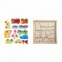 PUZZLE DIN LEMN CU MASINI, 12 PIESE